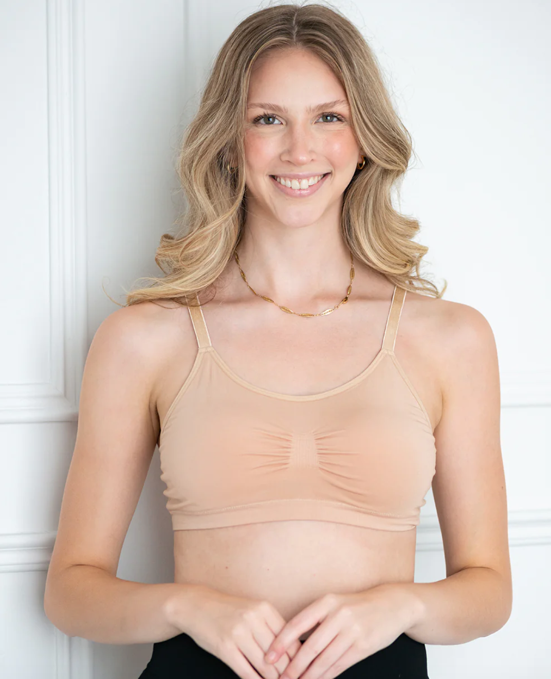 Adjustable Strap Bralette - Nude – Lace Boutique Fashions